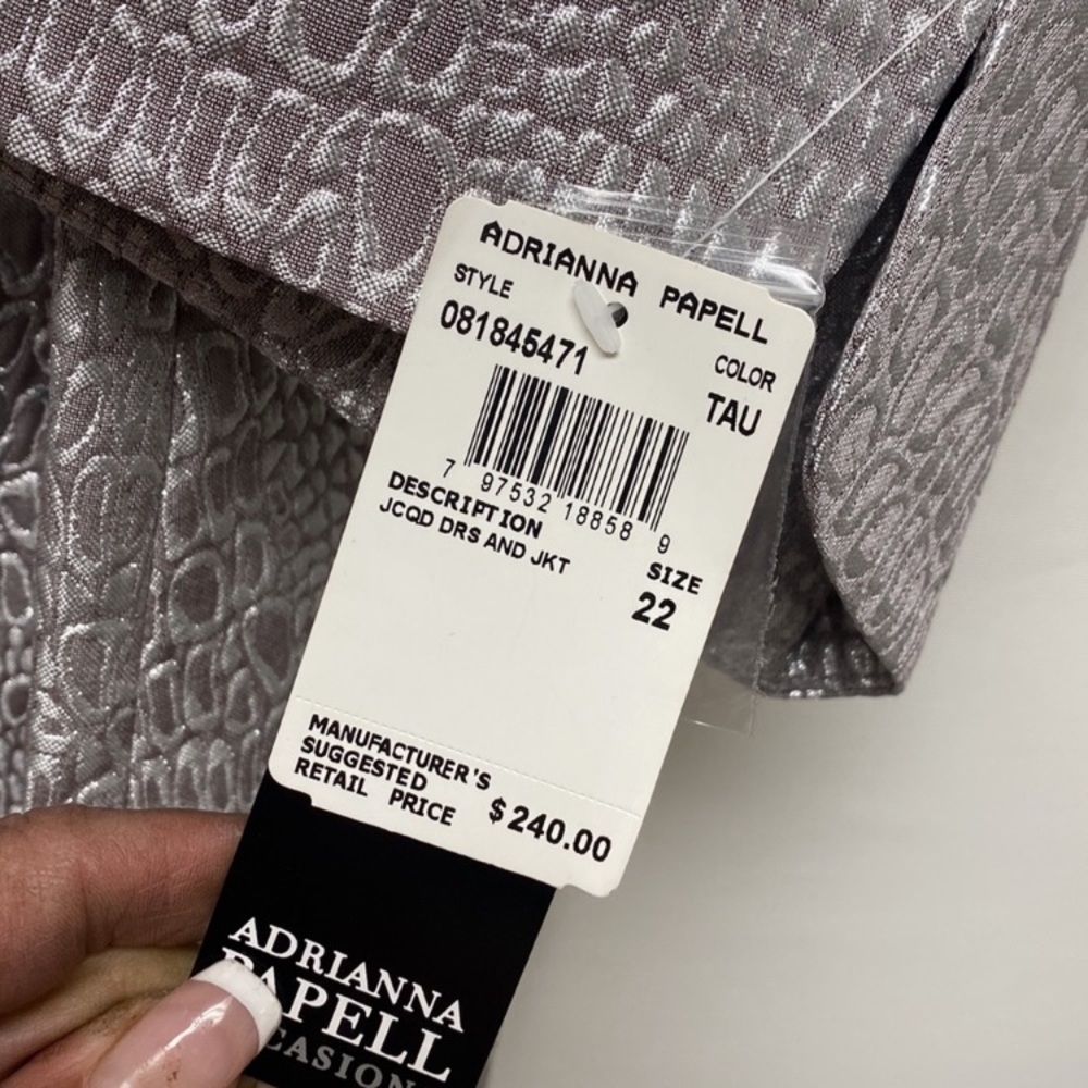 Niteline jacquard dress and jacket - Picture 6 of 7